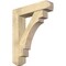 Ekena Millwork Merced Craftsman Rough Sawn Bracket w/ Offset Brace, Douglas Fir, 8"W x 34"D x 42"H BKT0806X34X42MRC04RDF - alternate 1
